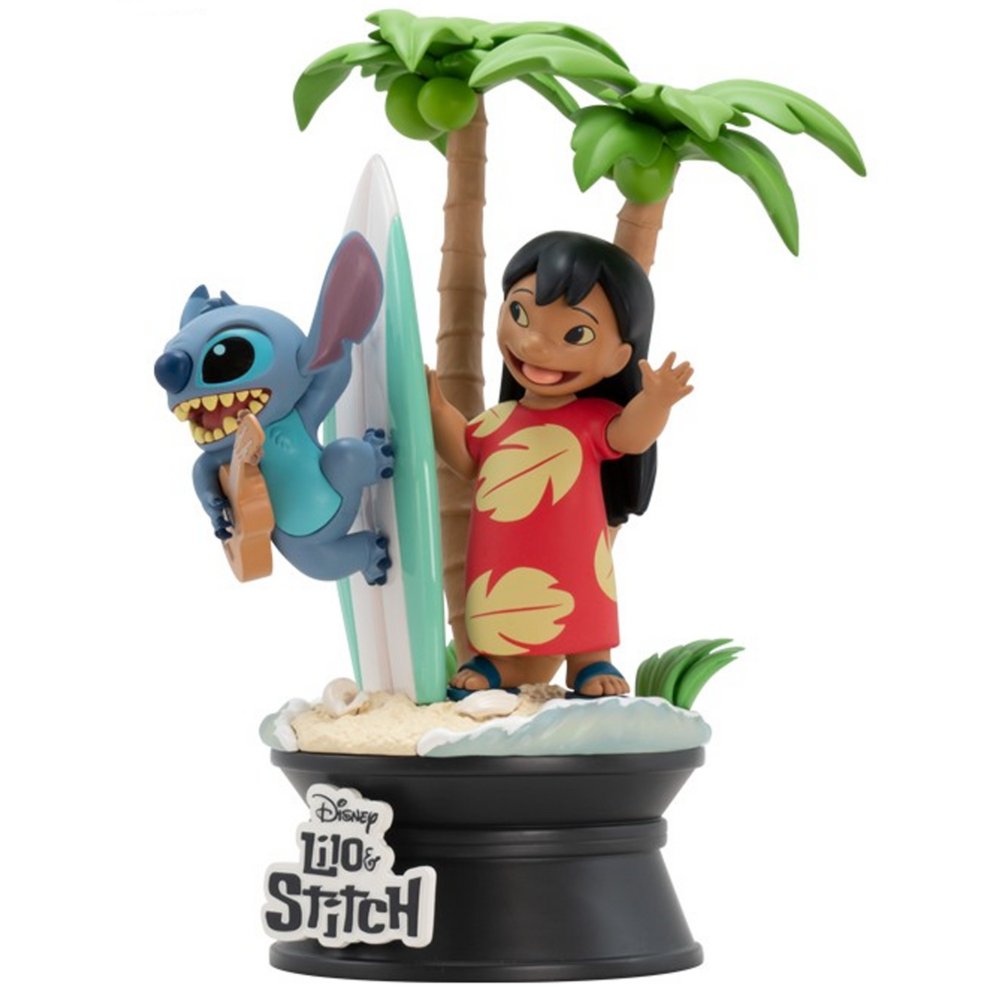 Lilo & Stich Go Surfing Disney 1:10 Scale Figurine (Side) | Happy Piranha