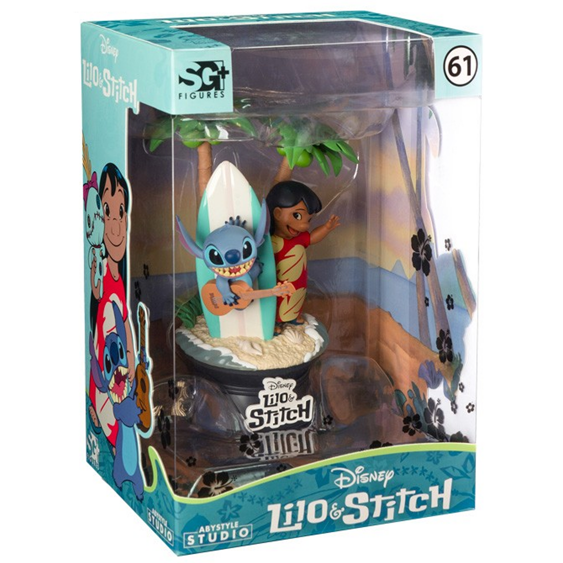 Lilo & Stich Go Surfing Disney 1:10 Scale Figurine (in Box) | Happy Piranha