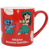 Lilo and Stitch - Ohana Classic Disney Mug (Front) | Happy Piranha