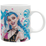 League of Legends Vi vs Jinx Ceramic Mug (Front) | Happy Piranha
