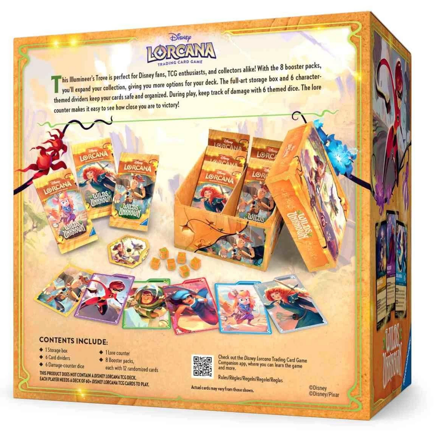 lorcana card dividers Disney Lorcana Trading Card Game Wilds Unknown Illumineer's Trove – Happy  Piranha