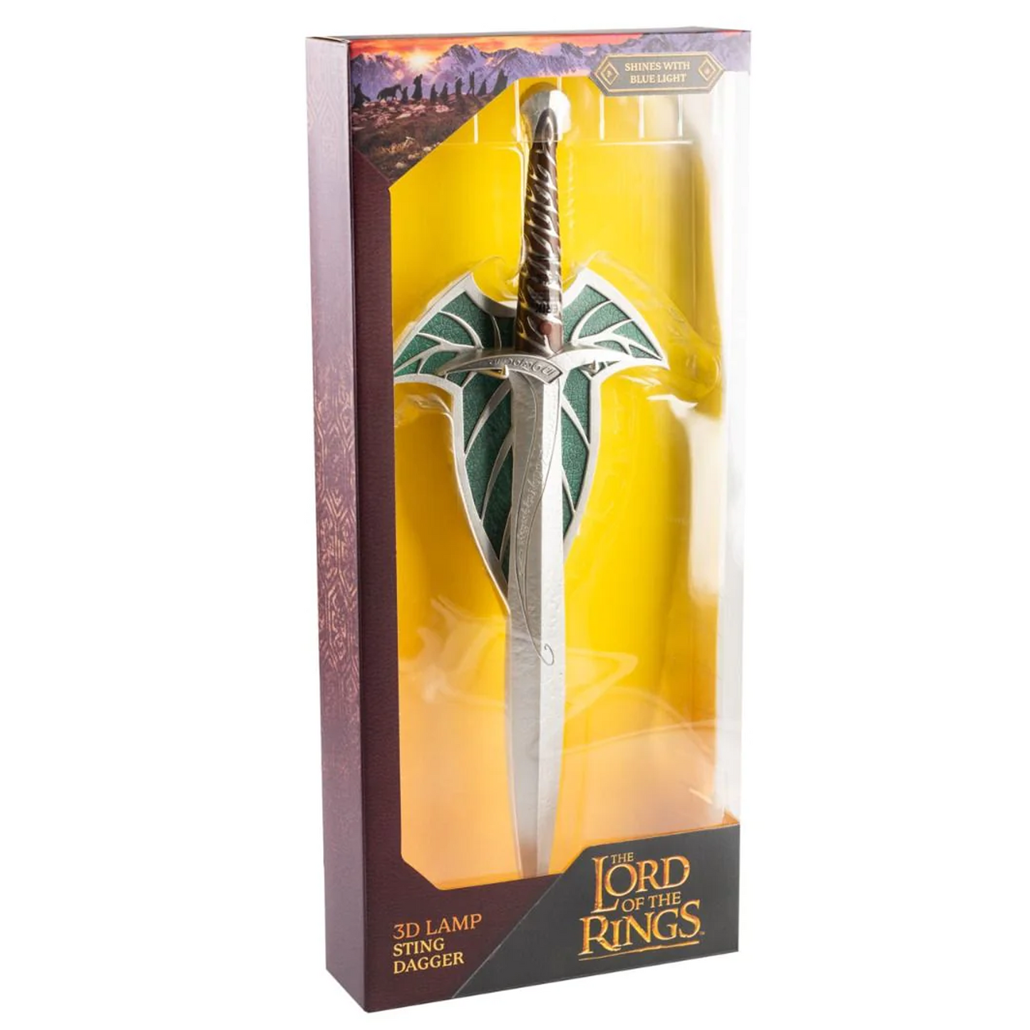 The Lord of the Rings Sting Frodo's Dagger 3D Wall Lamp in its Packaging | Happy Piranha