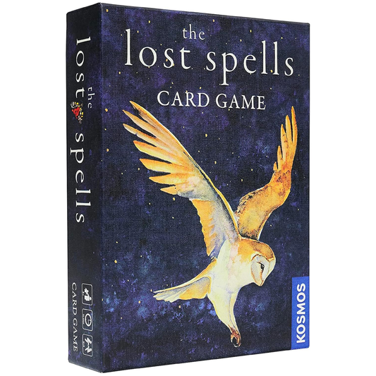 The Lost Spells Card Game (Front of Box) On a White Background | Happy Piranha