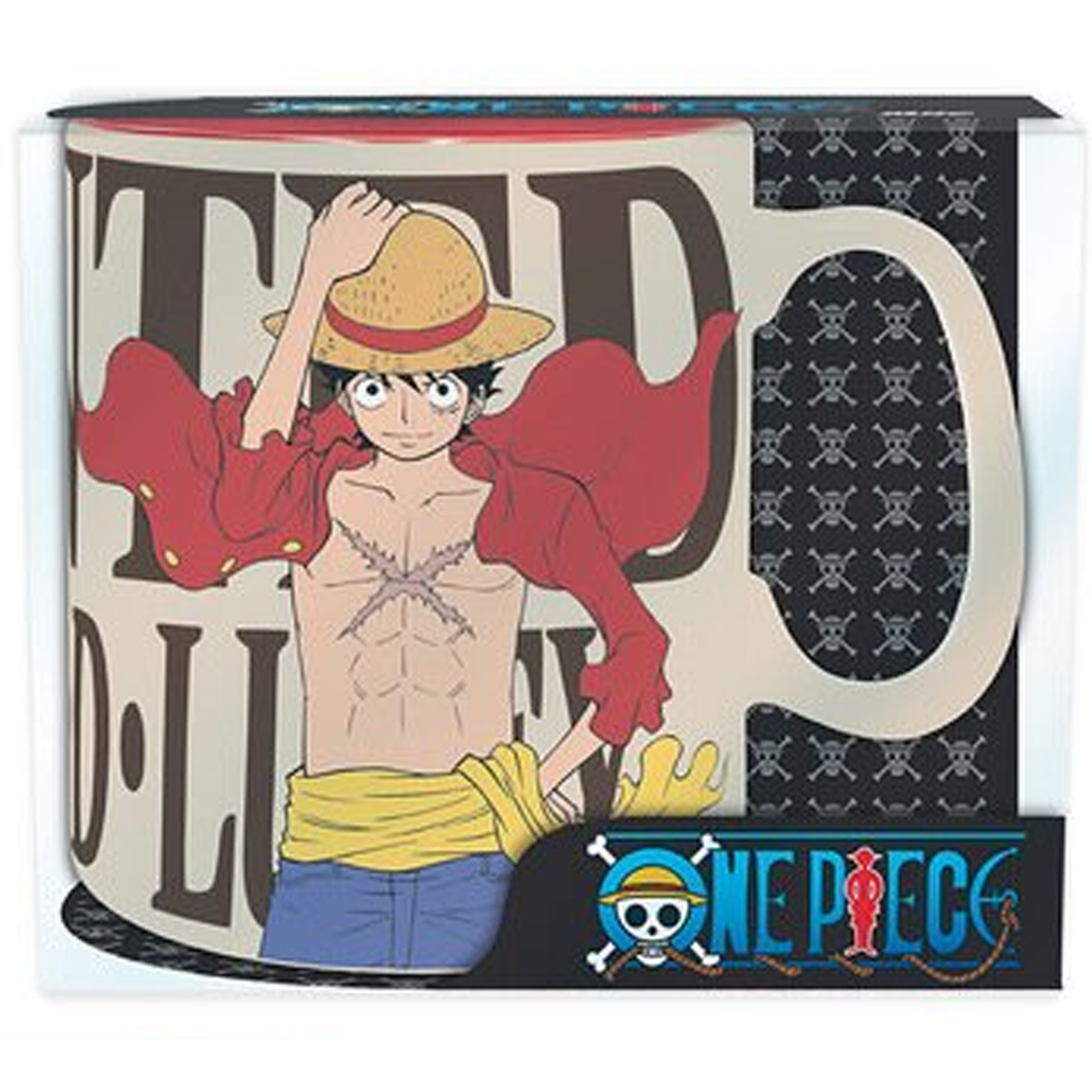 One Piece - Luffy Wanted Poster King Size Mug (in Box) | Happy Piranha