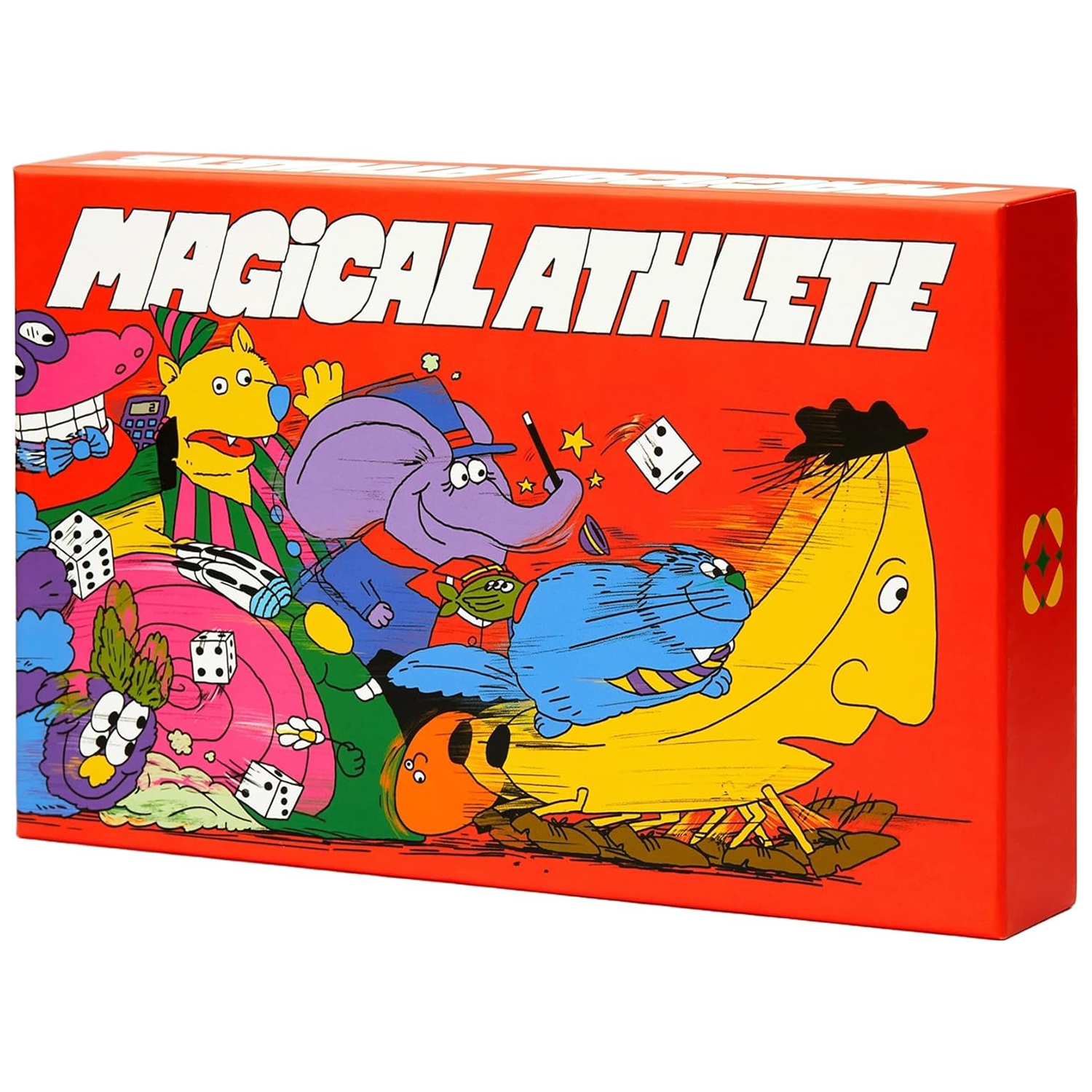Magical Athlete Board Game (Boxed) on a White Background | Happy Piranha