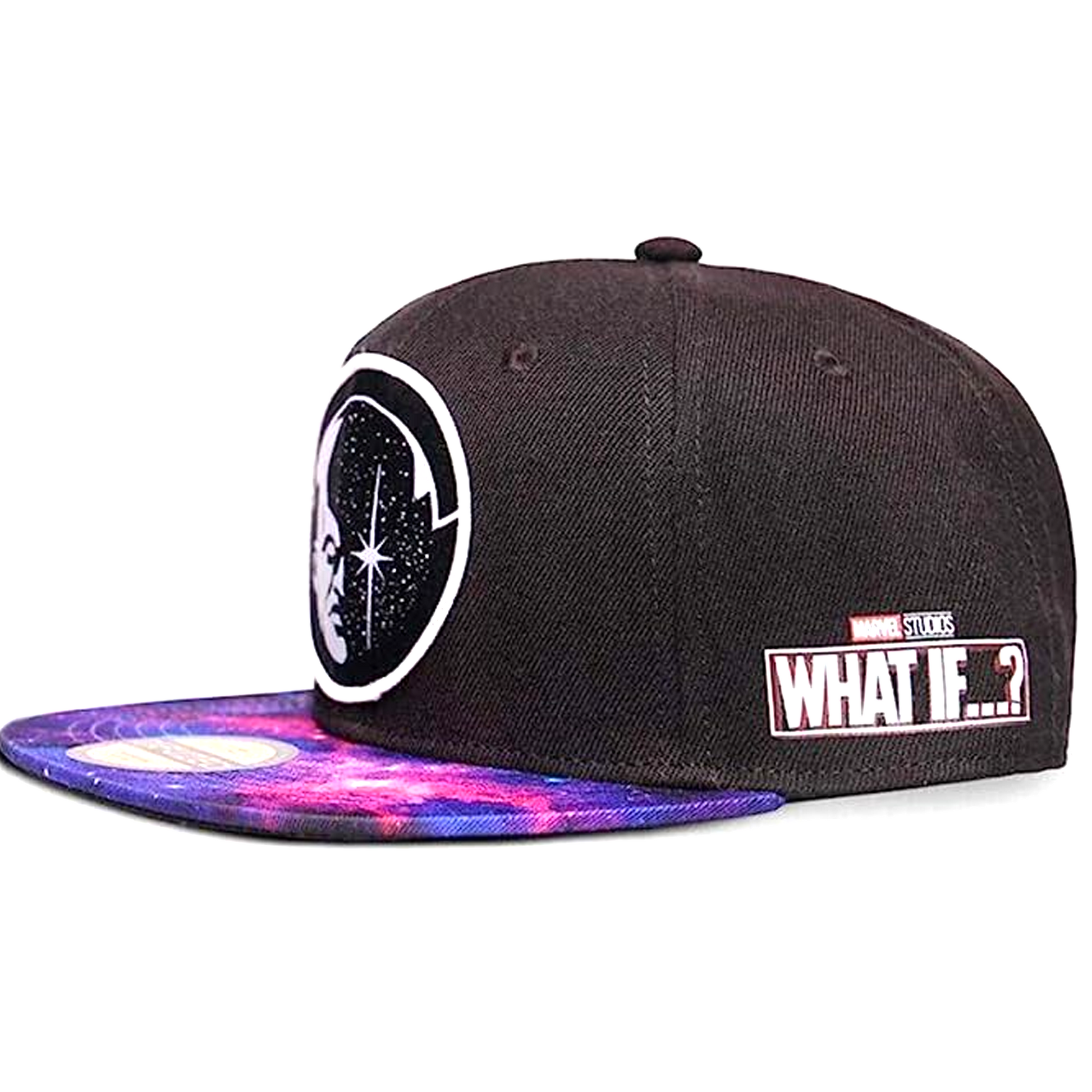 Marvel What If? Snapback Baseball Cap (Side) | Happy Piranha