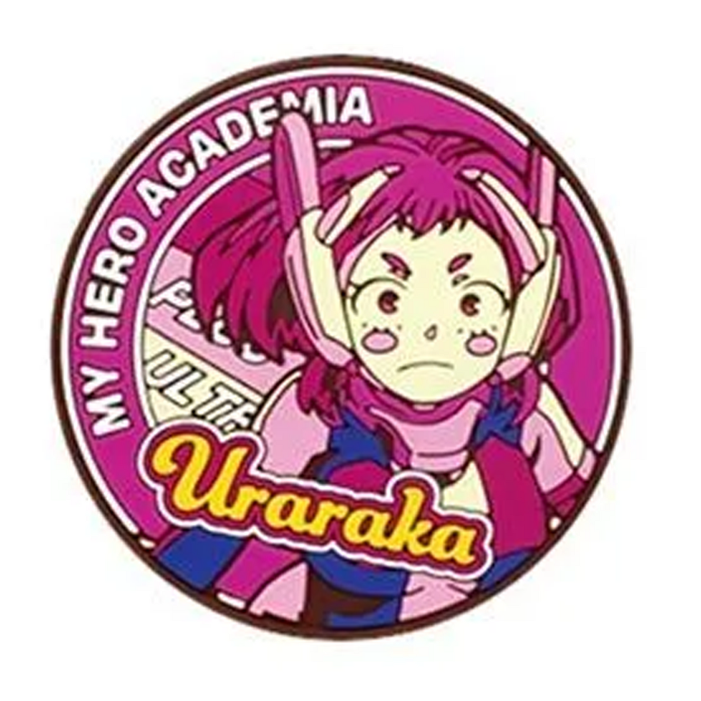 My Hero Academia Rubber Coaster Gachapon Capsule Toy (Uraraka) | Happy Piranha