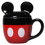 Disney Mickey Mouse 425ml Lidded Mug (Front) | Happy Piranha