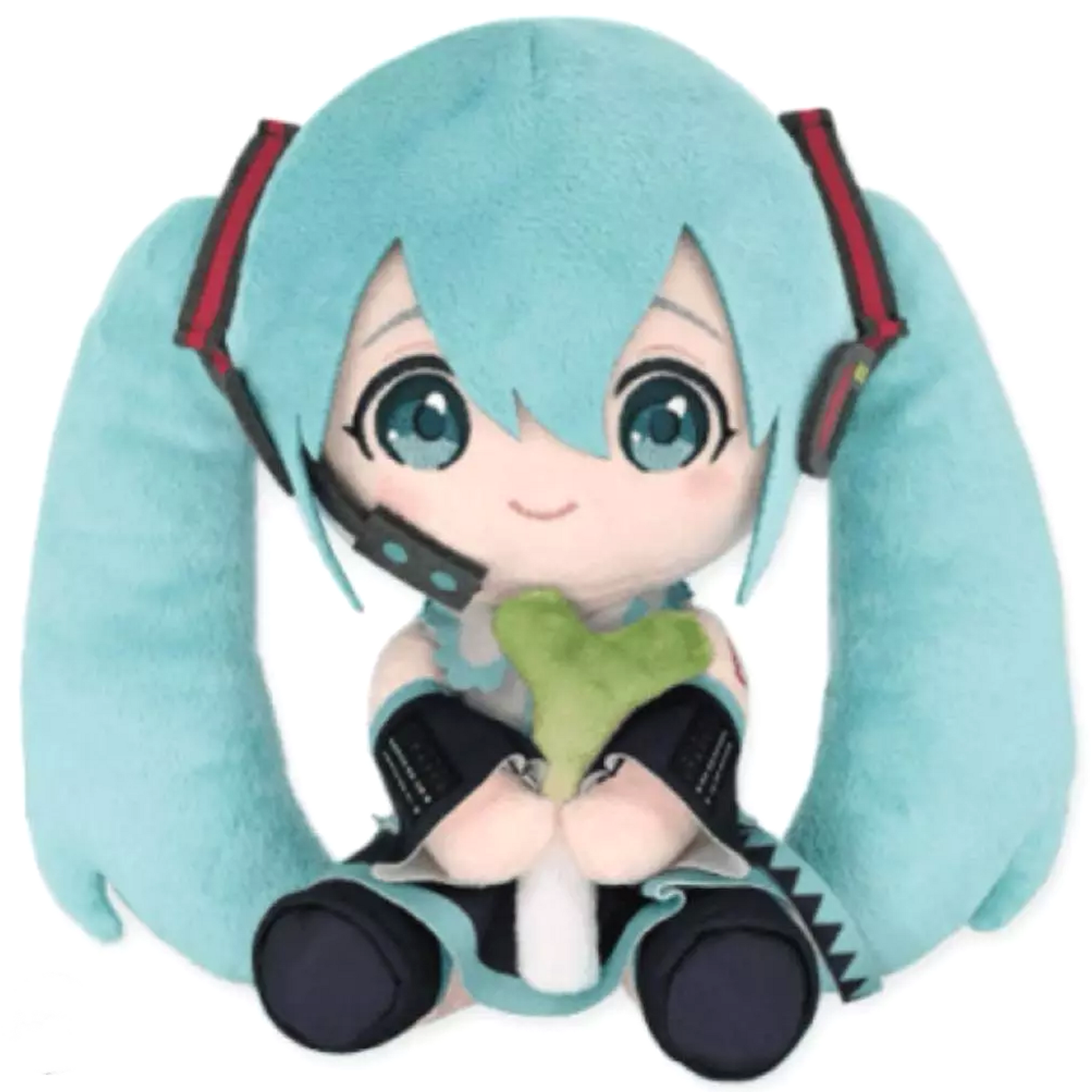 Hatsune Miku 8'' Hug Hug Japanese Plushie Soft Toy (Eyes Open) | Happy Piranha