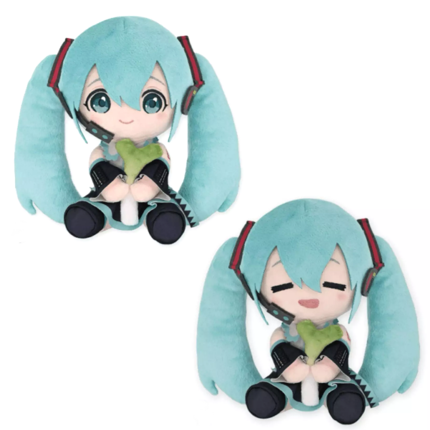 Hatsune Miku 8'' Hug Hug Japanese Plushie Soft Toy (Both designs) | Happy Piranha