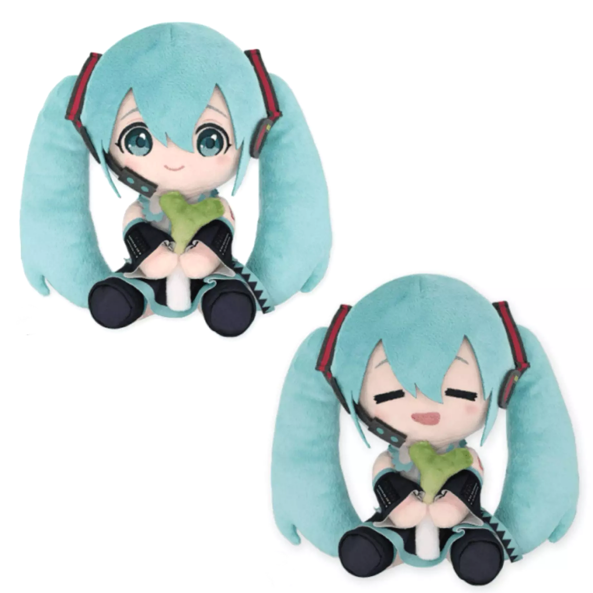 Hatsune Miku 8'' Hug Hug Japanese Plushie Soft Toy (Both designs) | Happy Piranha