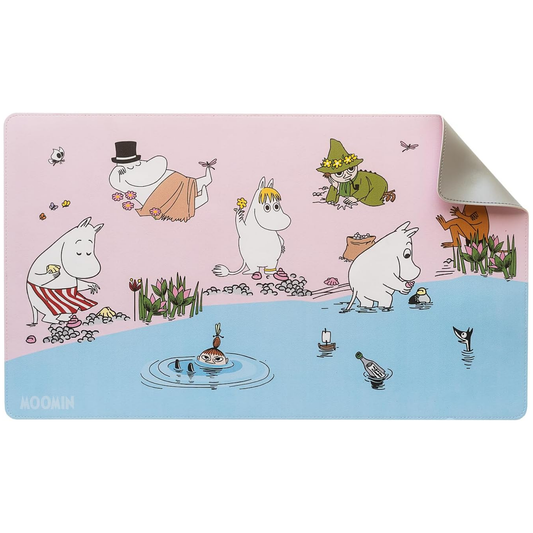 Moomins XL 60 x 35cm Gaming Mouse Pad & Keyboard Mat | Happy Piranha