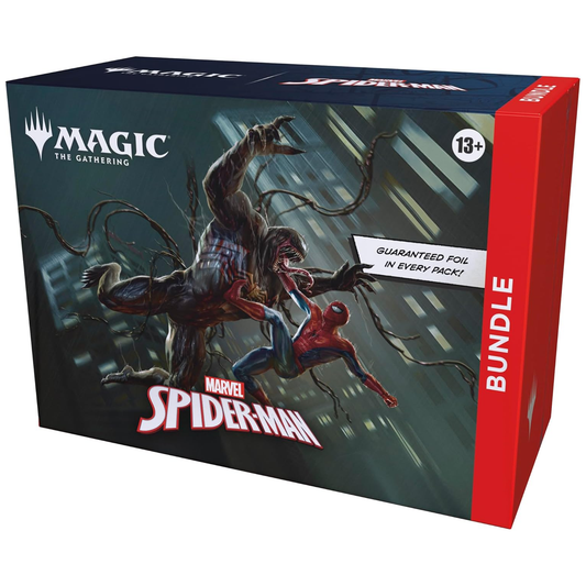 Magic the Gathering: Marvel Spiderman Bundle on a White Background | Happy Piranha