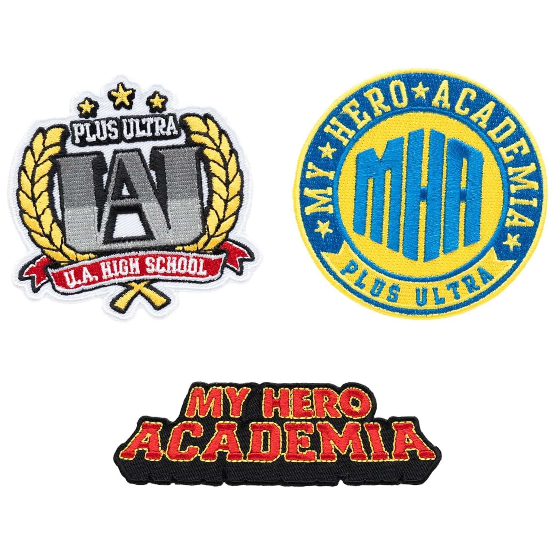 My Hero Academia Iron On Fabric Patches 3 Set | Happy Piranha