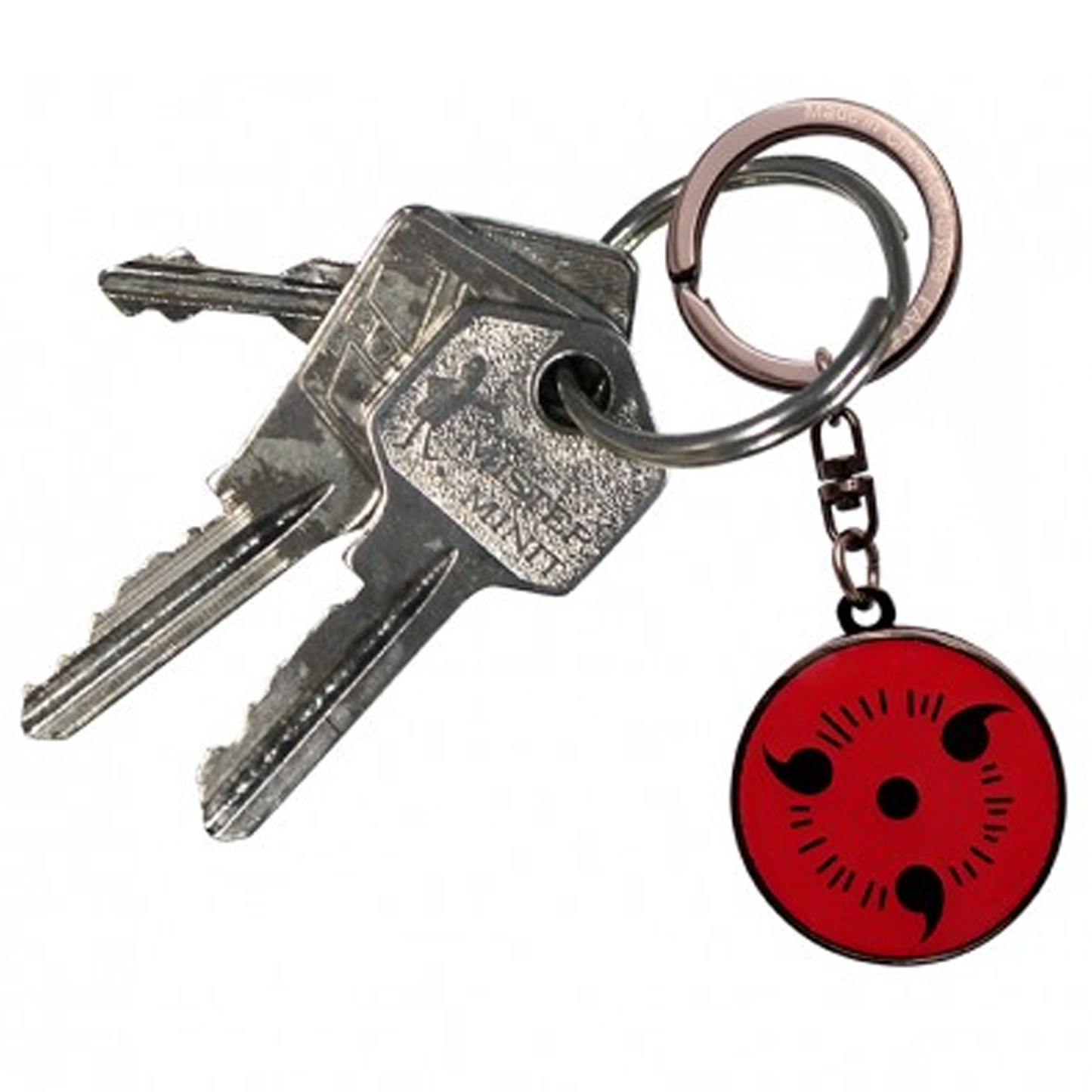Naruto Shippuden Sharingan Metal Spinning Keychain (on Some Keys) | Happy Piranha