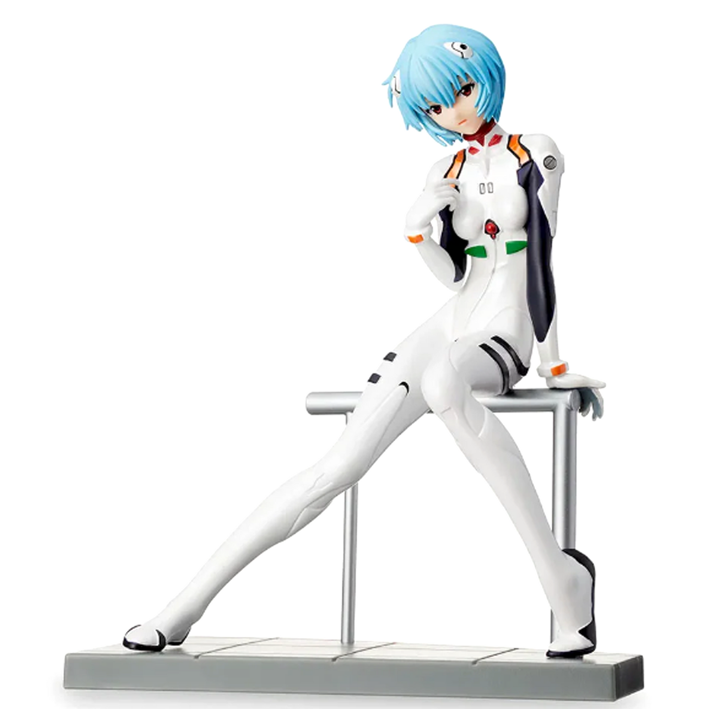 Neon Genesis Evangelion Rebuild Figure - Ayanami Rei (Front) on a White Background | Happy Piranha