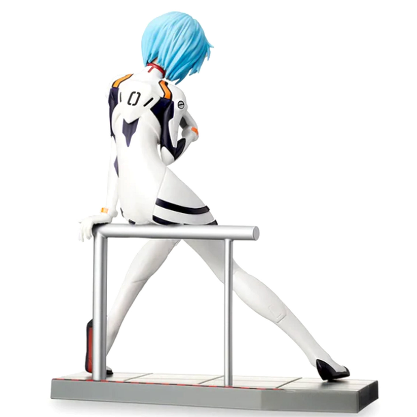 Neon Genesis Evangelion Rebuild Figure - Ayanami Rei (Back) on a White Background | Happy Piranha