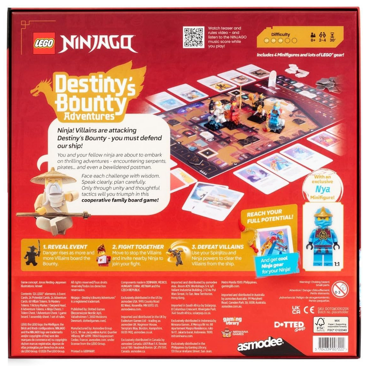 Lego Ninjago: Destiny's Bounty Adventures Board Game