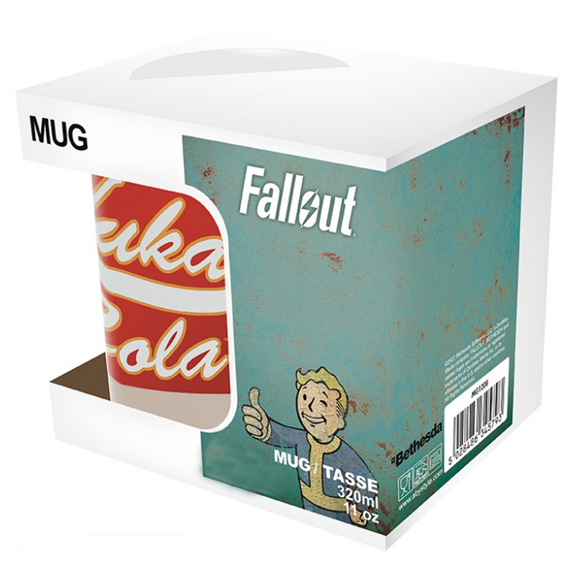 Fallout Nuka Cola 320ml Mug (Boxed) | Happy Piranha