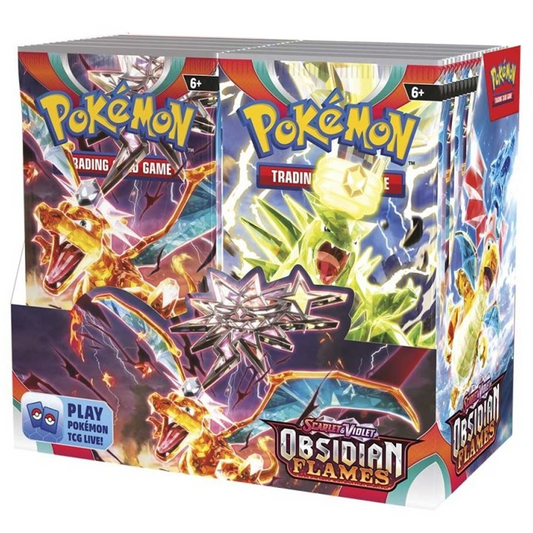 Pokémon TCG Scarlet & Violet Obsidian Flames Booster Box (Sealed) | Happy Piranha