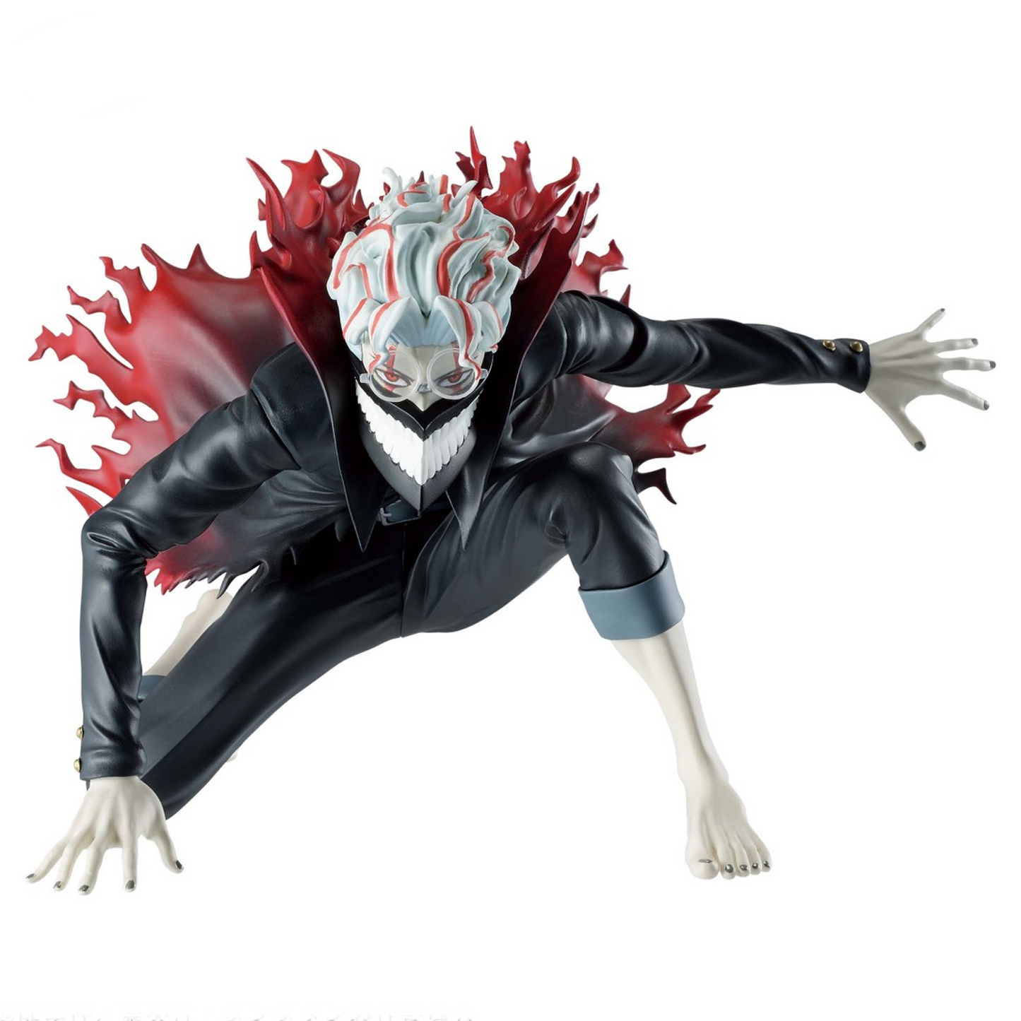 Okarun Transformed: Dandadan Vibration Stars Figure (Front) on a White Background | Happy Piranha