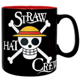 One Piece - Luffy & Straw Hat Crew King Size Mug (Straw Hat Skull) | Happy Piranha