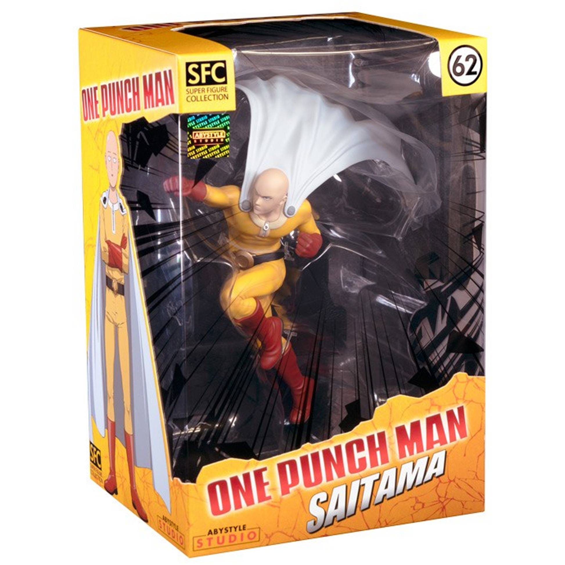 One Punch Man - Saitama 1:10 Scale Action Figure (Boxed) | Happy Piranha