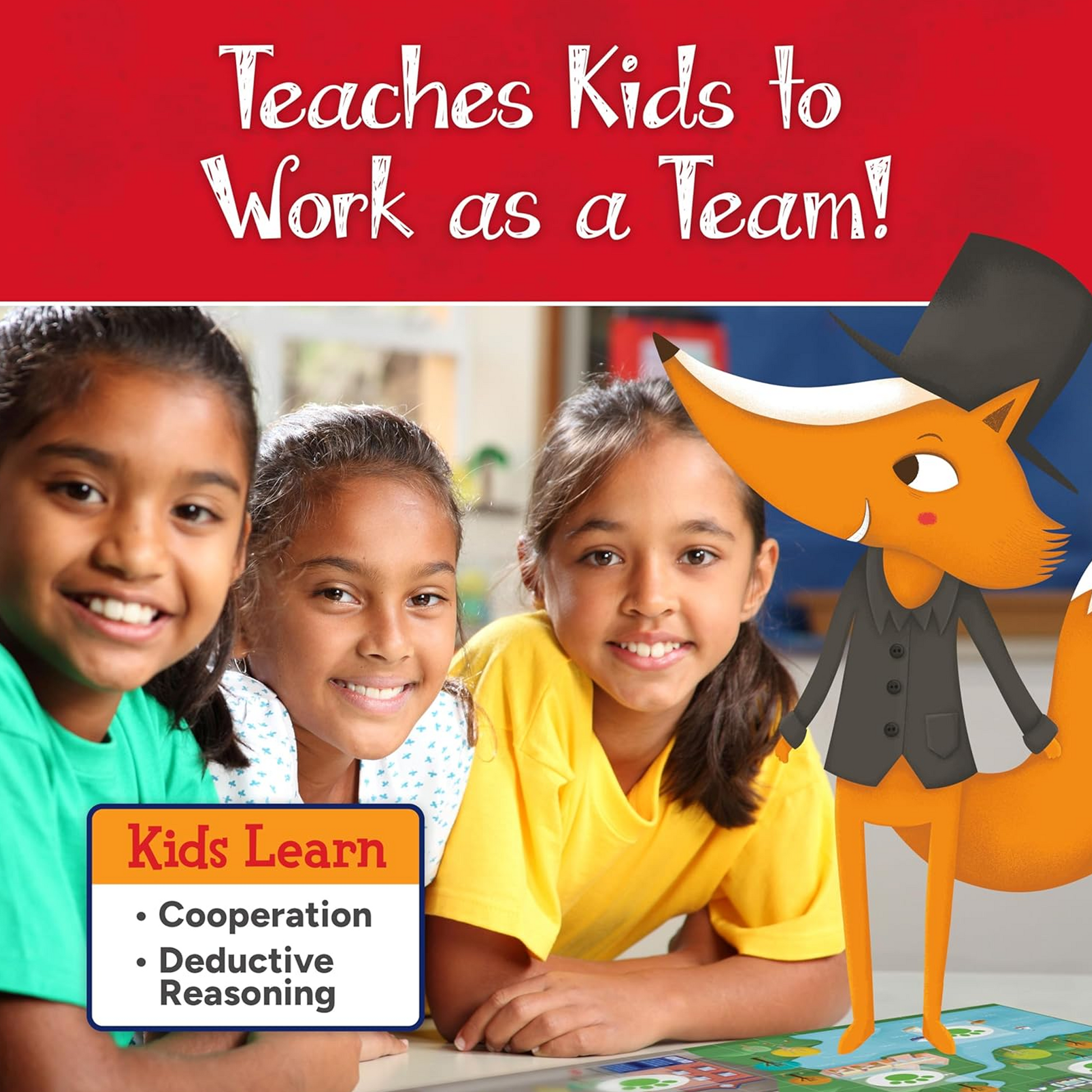 Outfoxed! Board Game Infographic | Happy Piranha