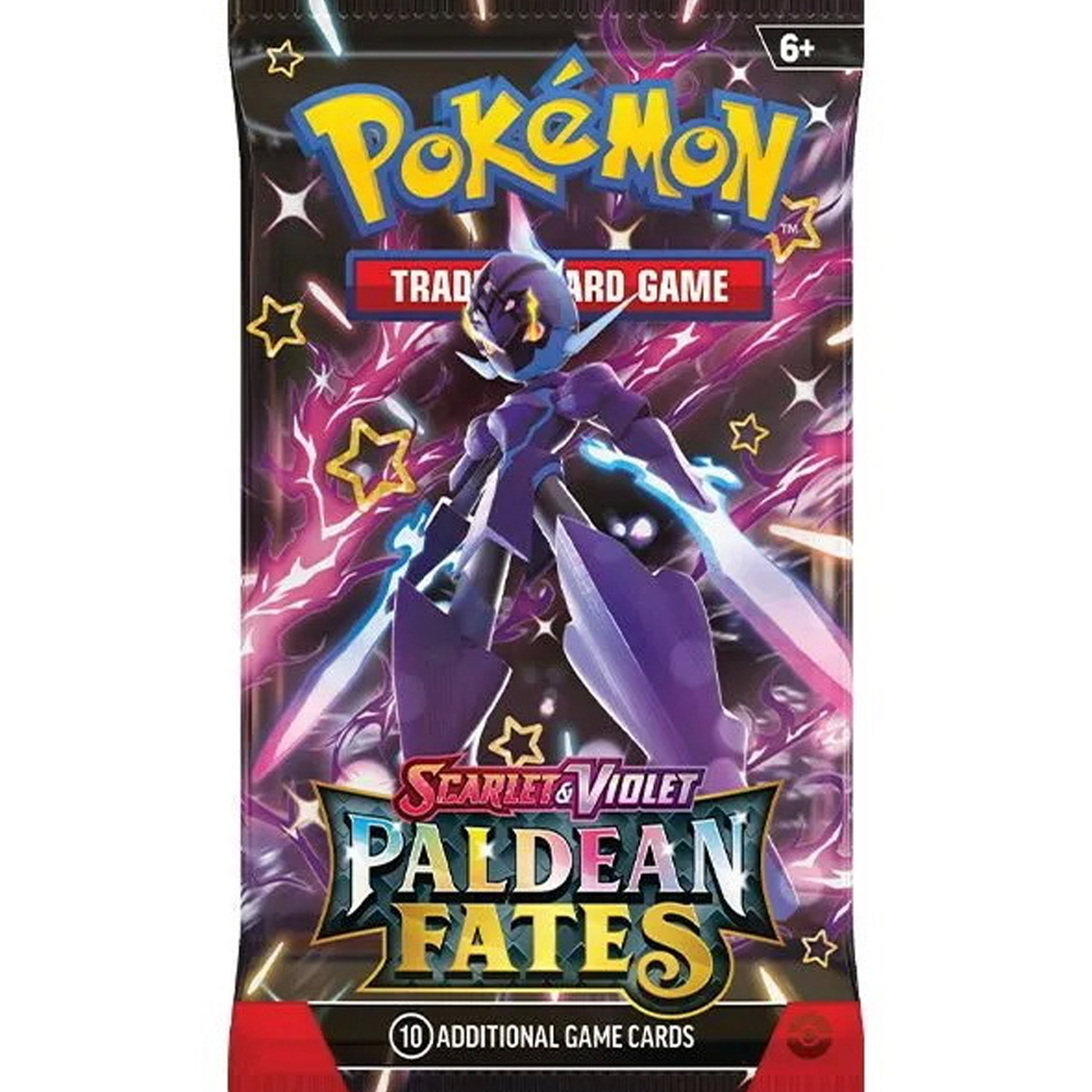 Pokémon TCG Scarlet & Violet Paldean Fates Booster Bundle (Pack Example) | Happy Piranha