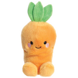 Cheerful Carrot Palm Pal Kawaii Plushie Soft Toy (Front) | Happy Piranha