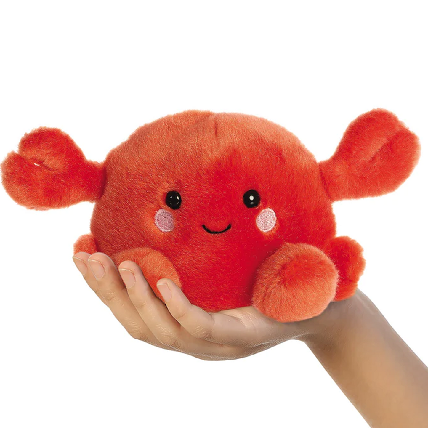 Snippy Red Crab Palm Pal Plushie Soft Toy (in a Hand) | Happy Piranha