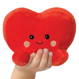 Harry the Heart Palm Pal Kawaii Plushie Soft Toy (in a Hand) | Happy Piranha