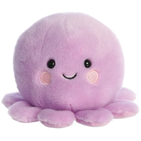 Oliver Octopus - Purple Octopus Palm Pal Plushie Soft Toy (Front) | Happy Piranha