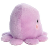 Oliver Octopus - Purple Octopus Palm Pal Plushie Soft Toy (Side) | Happy Piranha
