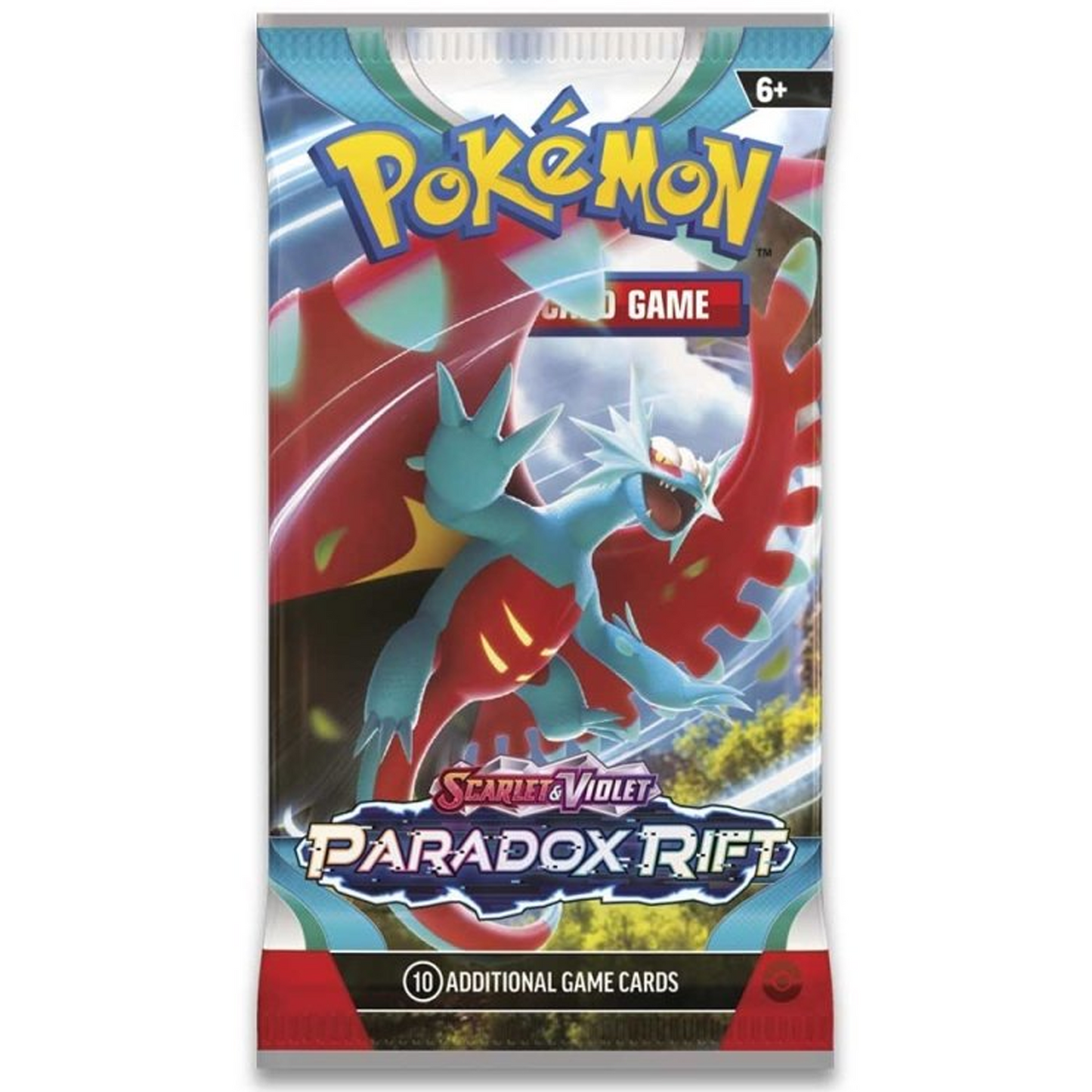 Pokémon TCG Scarlet & Violet Paradox Rift Booster Pack (Design 2) | Happy Piranha