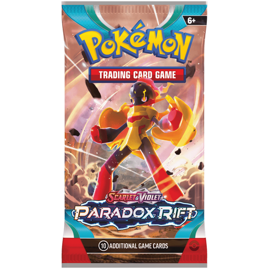Pokémon TCG Scarlet & Violet Paradox Rift Booster Pack (Design 1) | Happy Piranha