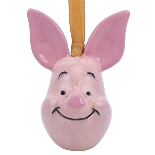 Piglet - Winnie the Pooh Disney Hanging Bauble Decoration (Front) | Happy Piranha