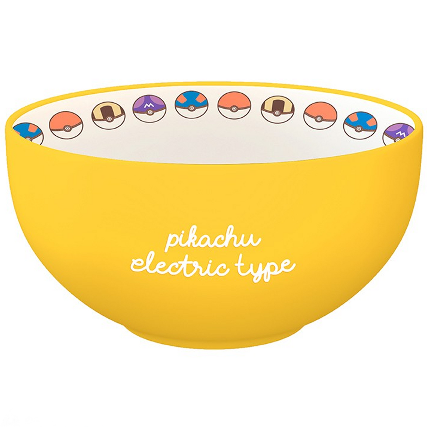 Pikachu Electric Type - 600ml Pokémon Breakfast Bowl (Back) | Happy Piranha