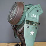 Standing Aeroplane Robot Clock (Side) | Happy Piranha