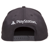 PlayStation One (PS1) Controller Snapback Baseball Cap (Back) | Happy Piranha
