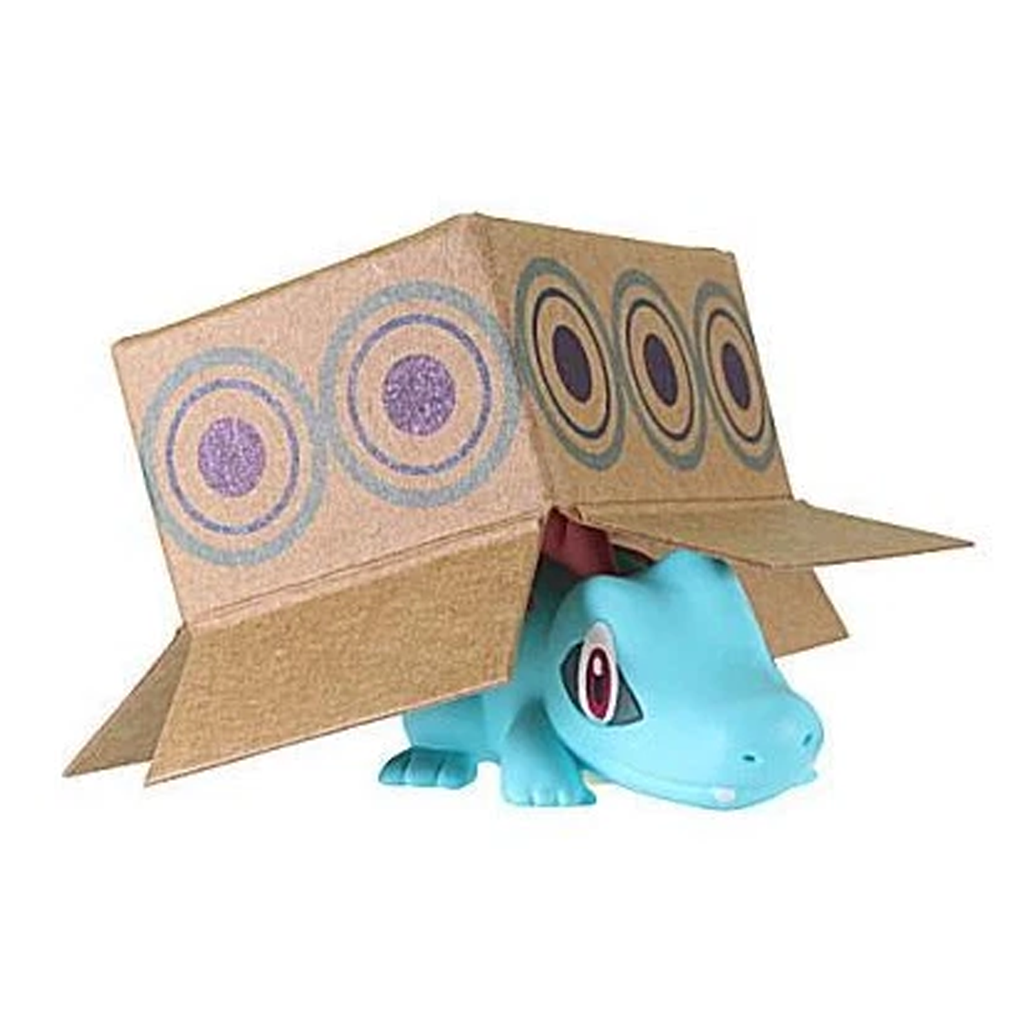 Pokémon In Boxes Gachapon (Gashapon) Capsule Toy (Totadile) on a White Background | Happy Piranha