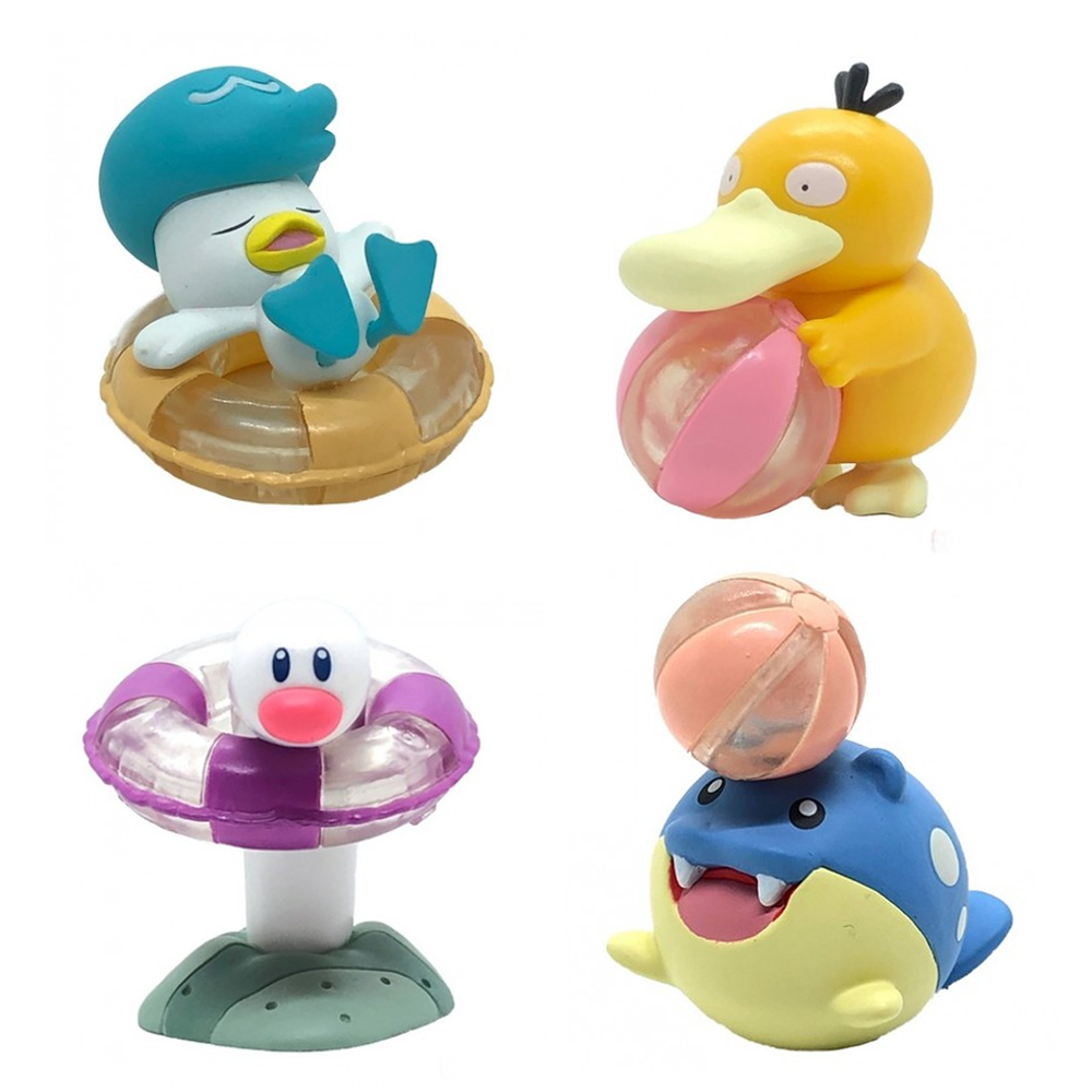 Pokémon Beach Glaring Sunshine 3 - Mini Figure Gachapon Capsule Toy (All 4 Figures) | Happy Piranha