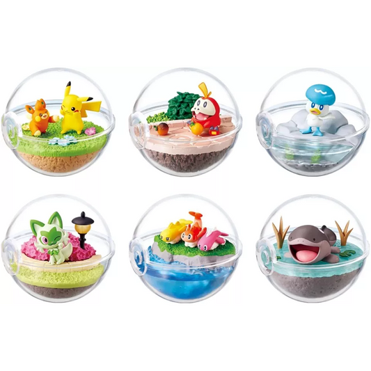 Re-Ment Pokémon Terrarium EX Paldea Collection Blind Box (All 6) | Happy Piranha