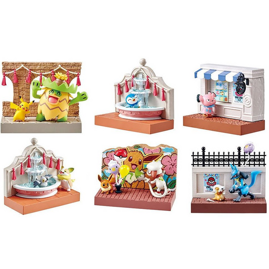 Re-Ment Pokémon Town Vol. 2 Festival Street Blind Box (All 6 Figures) | Happy Piranha