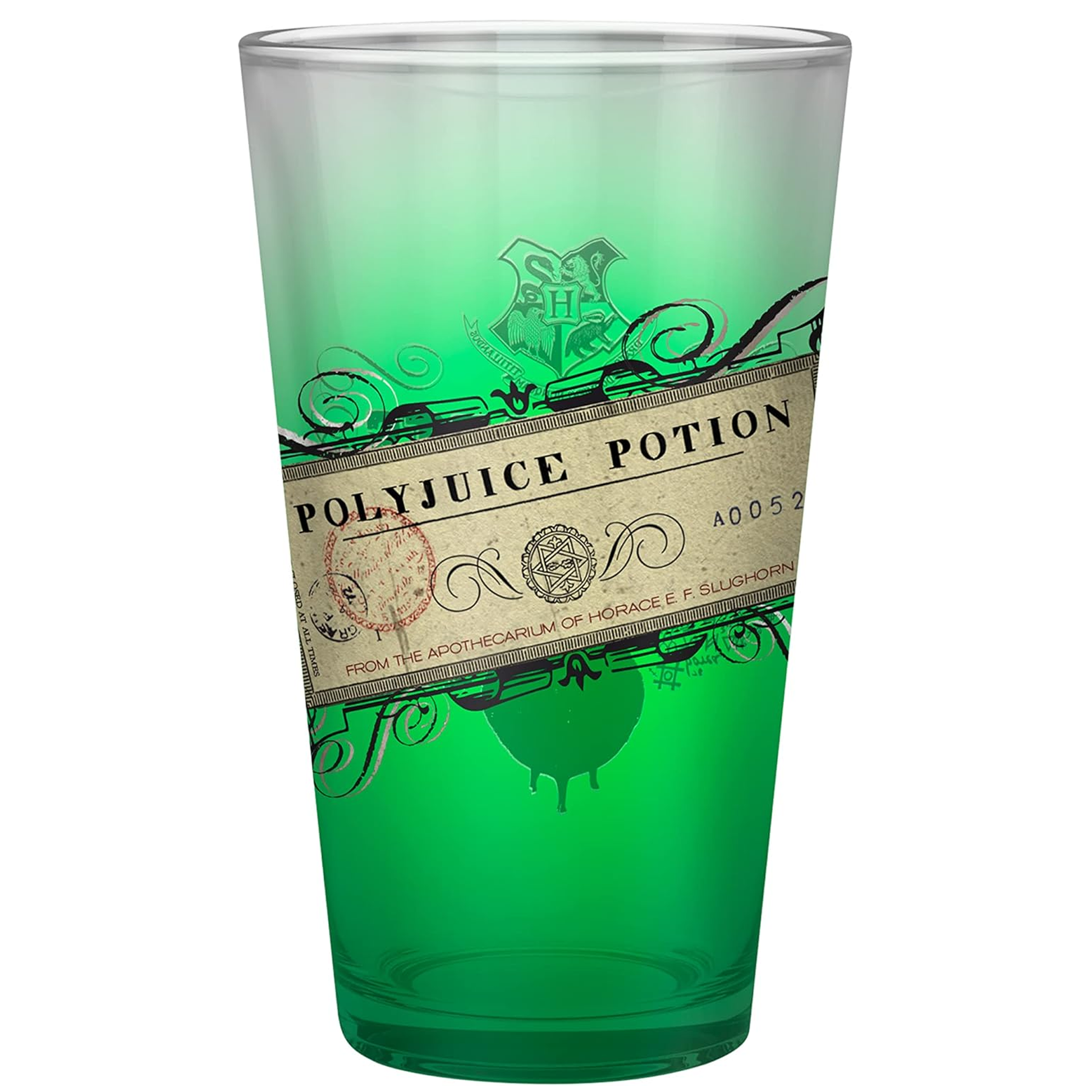 Polyjuice Potion -  Harry Potter Drinking Glass (Front) | Happy Piranha