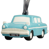 Harry Potter Blue Ford Car Bauble Hanging Decoration (Front) | Happy Piranha