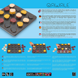 Qawale Board Game Back of Box | Happy Piranha