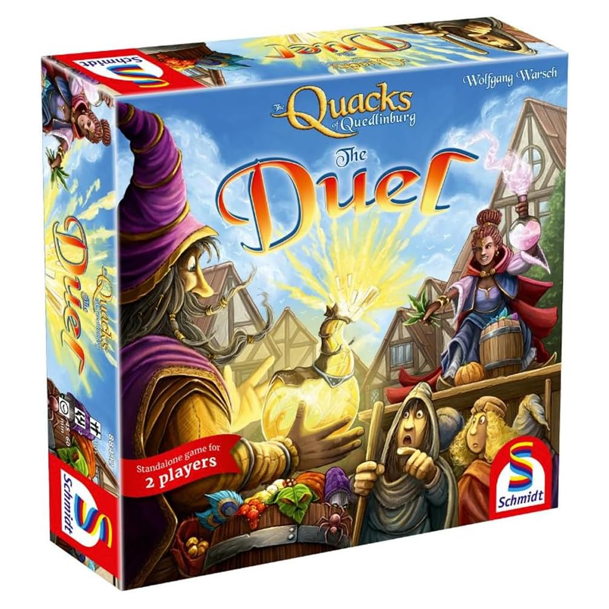 The Quacks of Quedlinburg: The Duel Board Game (Boxed) On a White Background | Happy Piranha