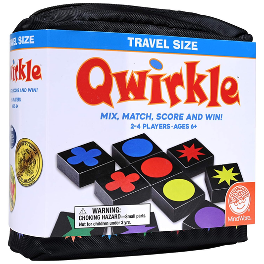 Qwirkle - Travel Size Board Game | Happy Piranha