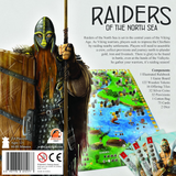 Raiders of the North Sea Board Game Back of Box | Happy Piranha
